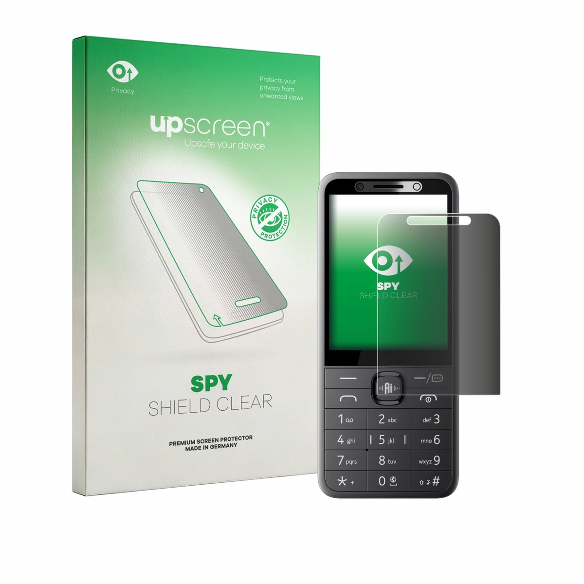 upscreen - privacy screenprotector voor Nokia 235 4G 2.0 - Folie Beschermfolie Blauwlichtfilter