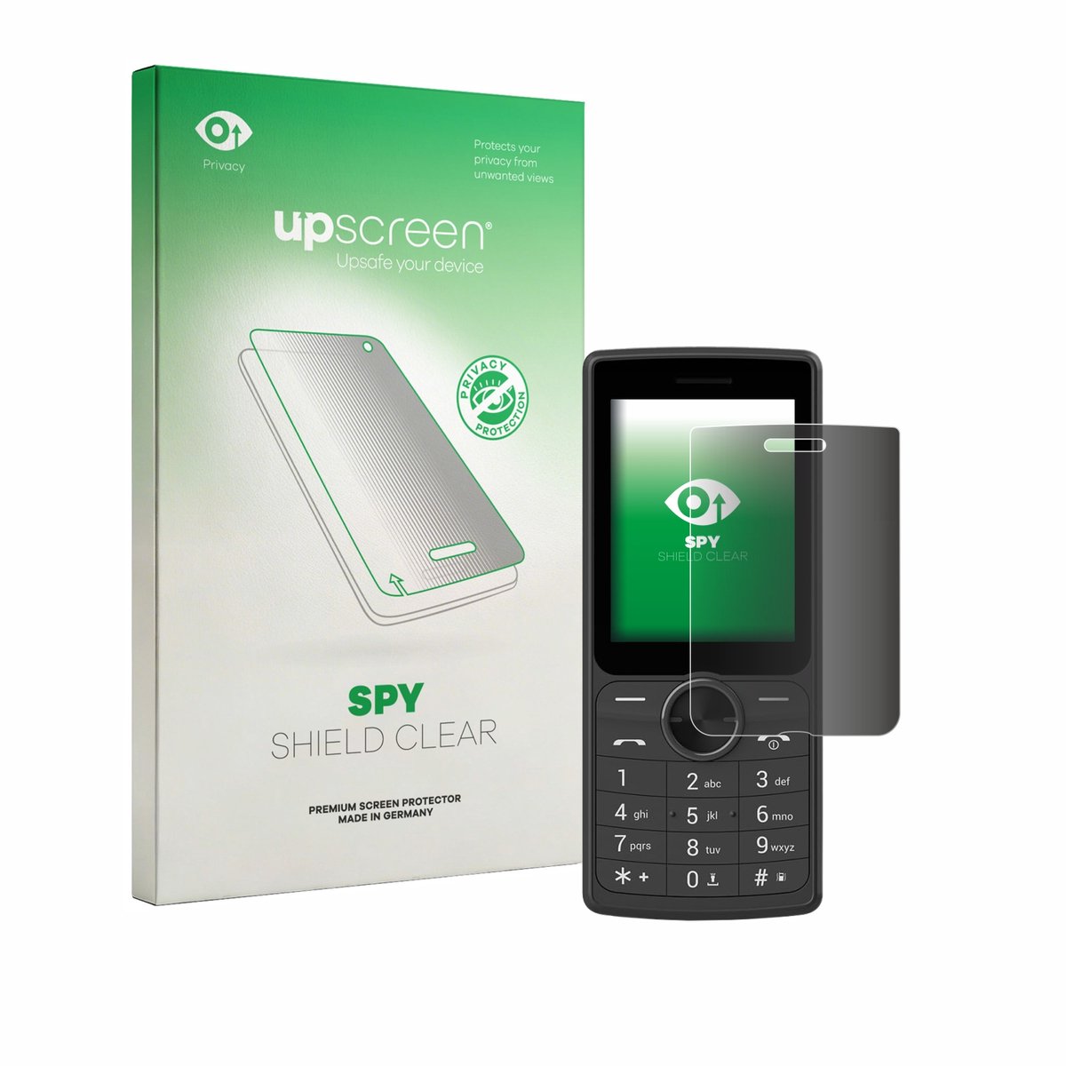 upscreen - privacy screenprotector voor SPC Wild Cool - Folie Beschermfolie Blauwlichtfilter