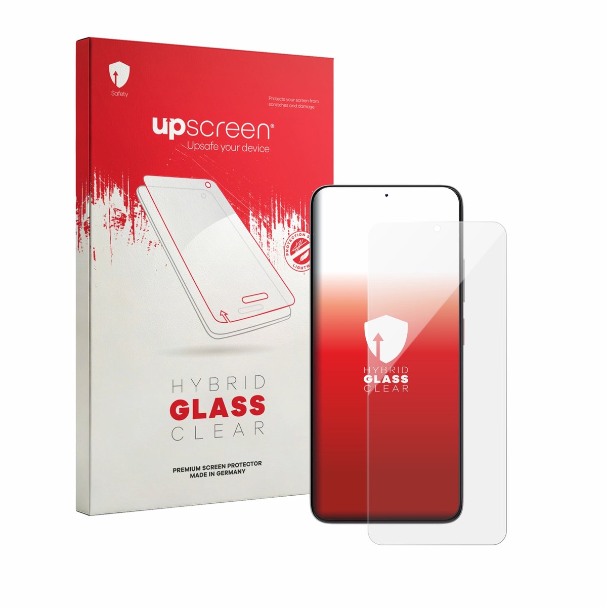 upscreen - Screenprotector voor ZTE Blade V80 Max - Folie Beschermfolie Beschermglas transparant
