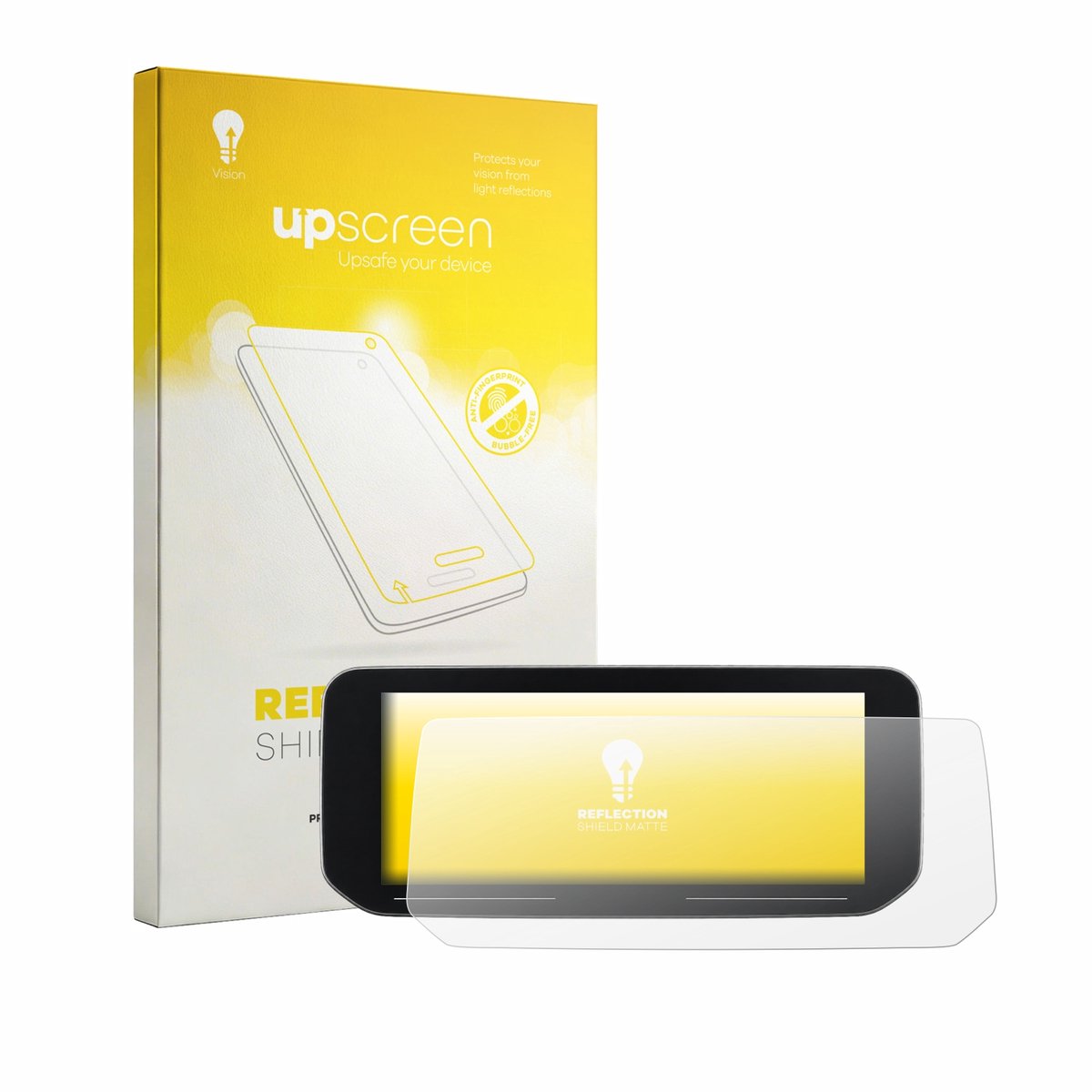 upscreen - Screenprotector voor BMW C 400 GT 10.25" - Folie Beschermfolie anti glare matte