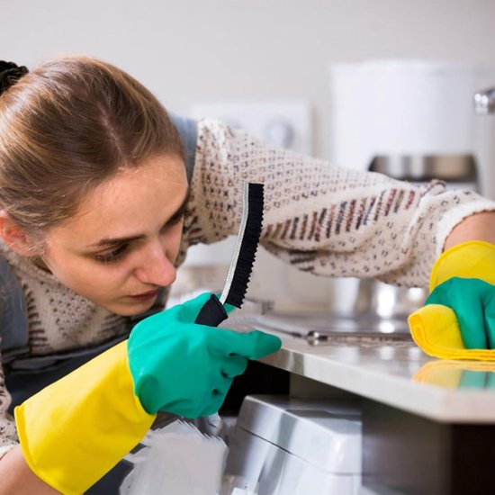 Set van 3 Hoekreinigingsborstels en 1 Blindenborstel voor Kieren en Voegen in Keuken en Badkamer — afbeelding 2