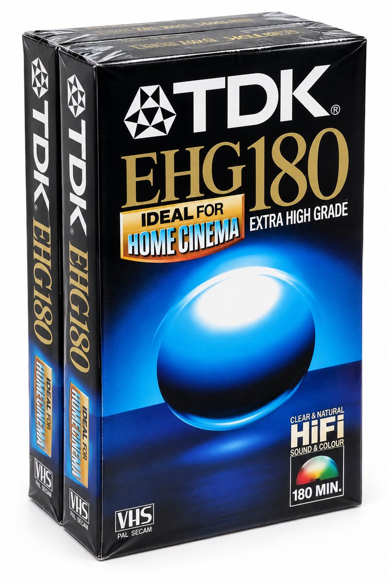 TDK E-HG E-180 extra high grade