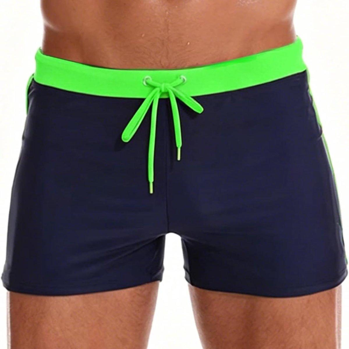 Shorts, sneldrogend, elastisch, met trekkoord en mesh-voering, zwembad, boxershorts, bestand tegen chloor, strand