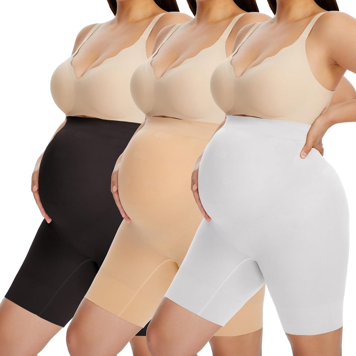 Zwangerschaps- en borstvoedingsbeha voor dames, naadloos, zonder beugel, met extra beha-verlengers, voor borstvoeding en slapen