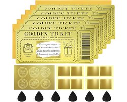 6 gouden ticketkaarten à gratter