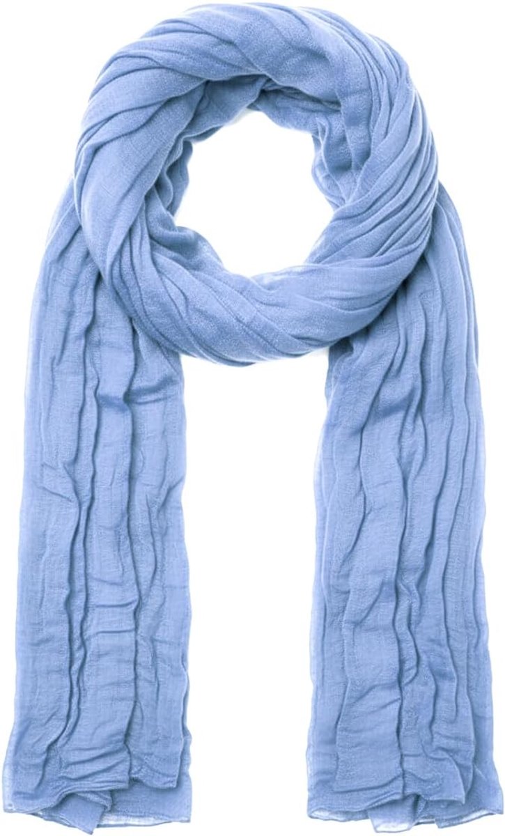 Der Rich - Lichte geplooide halsdoek stola voor zomer herfst modeaccessoire - dames heren