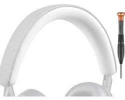 Hoofdbandhoes voor Bowers & Wilkins PX8/PX7 S2/PX7 S2E Hoofdtelefoon - Vervangende Hoofdband Kussen en Reparatieonderdeel - Wit, Comfortabel en Duurzaam