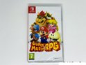 Super Mario RPG Nintendo Switch spel met Mario, Prinses Peach, Bowser en Mallow.