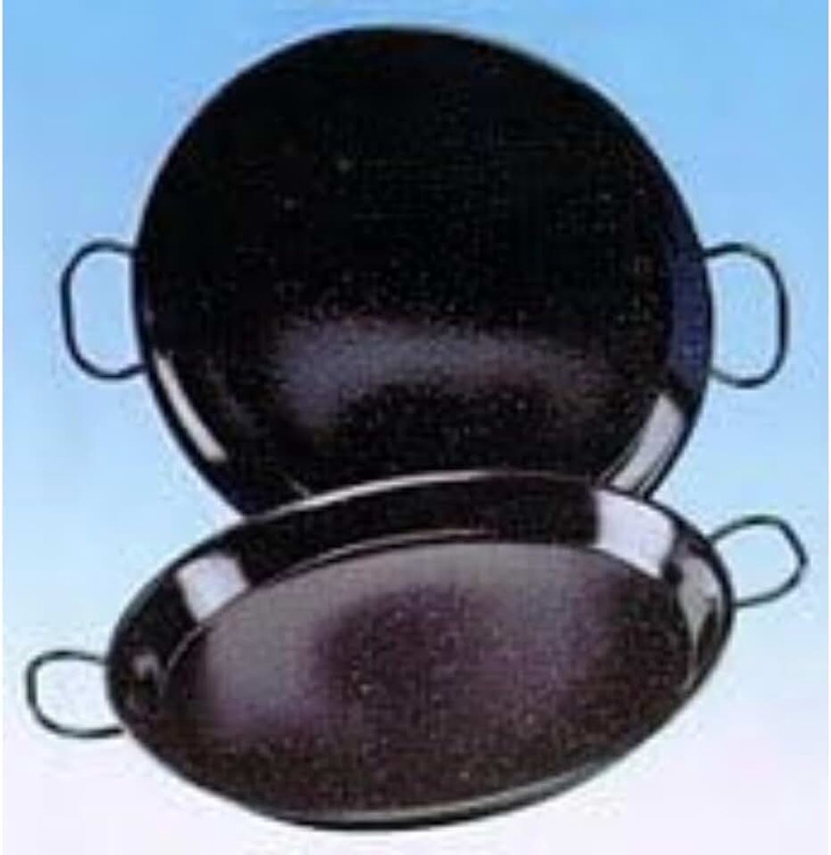 Geëmailleerd staal, zwart, 24 cm