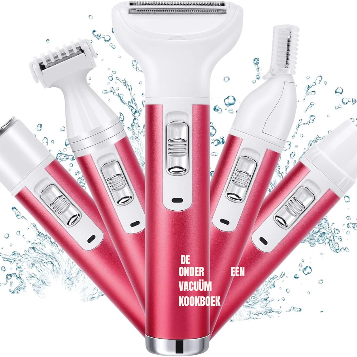 Levo® Epileerapparaat dames - Epilator Gezicht - Ladyshave - Gezichtsreiniger - Ontharingsapparaat - USB Oplaadbaar - Rozengoud - 18cm x 12cm x 5cm
