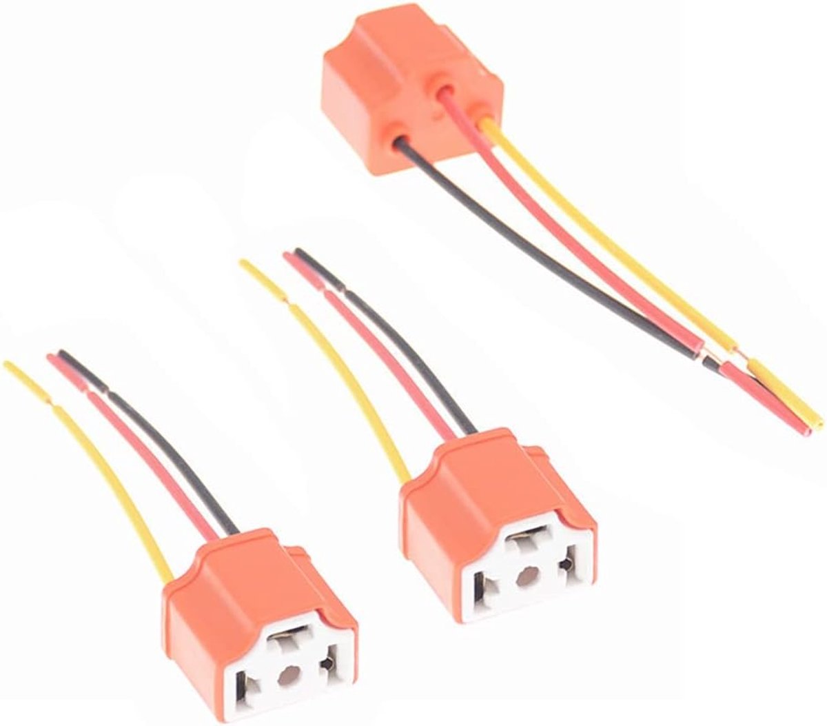 HB2 9003 keramische aansluiting voor LED vervanging koplampen stekker kabelboom ombouwset 2-pack