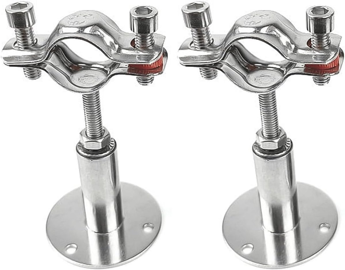 Dailygoods - Verstelbare RVS Plafondmontage Pijpbeugels voor 38-40mm
