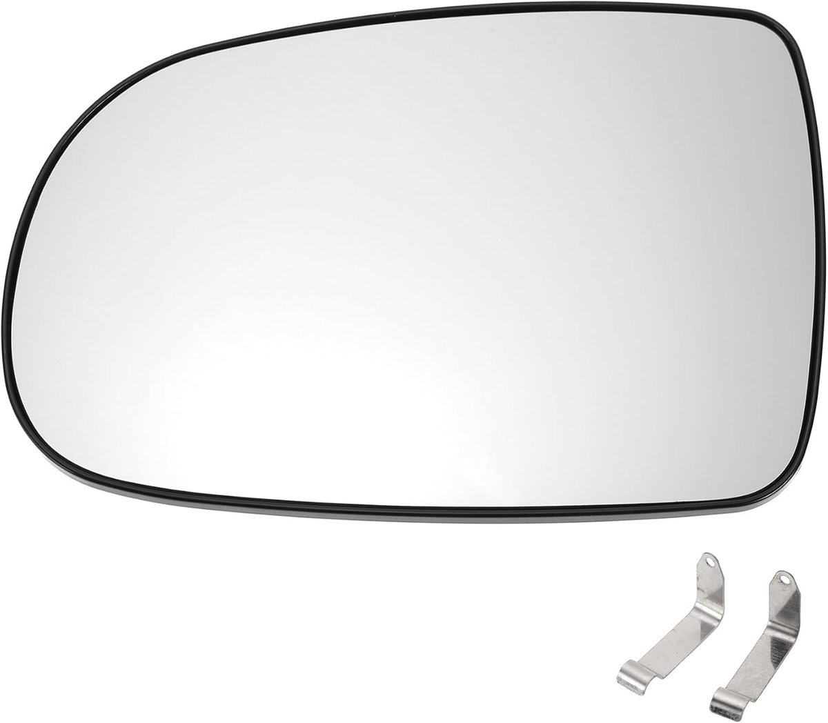 Dailygoods - Achteruitkijkspiegelglas - Convex - Verwarmd - Wit - Vervangend - Geschikt voor Opel Corsa C - 2000-2006