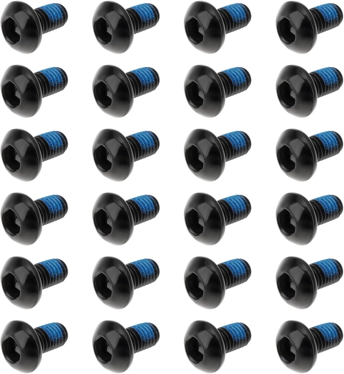 Dailygoods- Schijfrem Rotor Bouten - 24 Stuks - M5x9mm - Staal - Compatibel met MTB - Voor stevige bevestiging - Rotorbouten