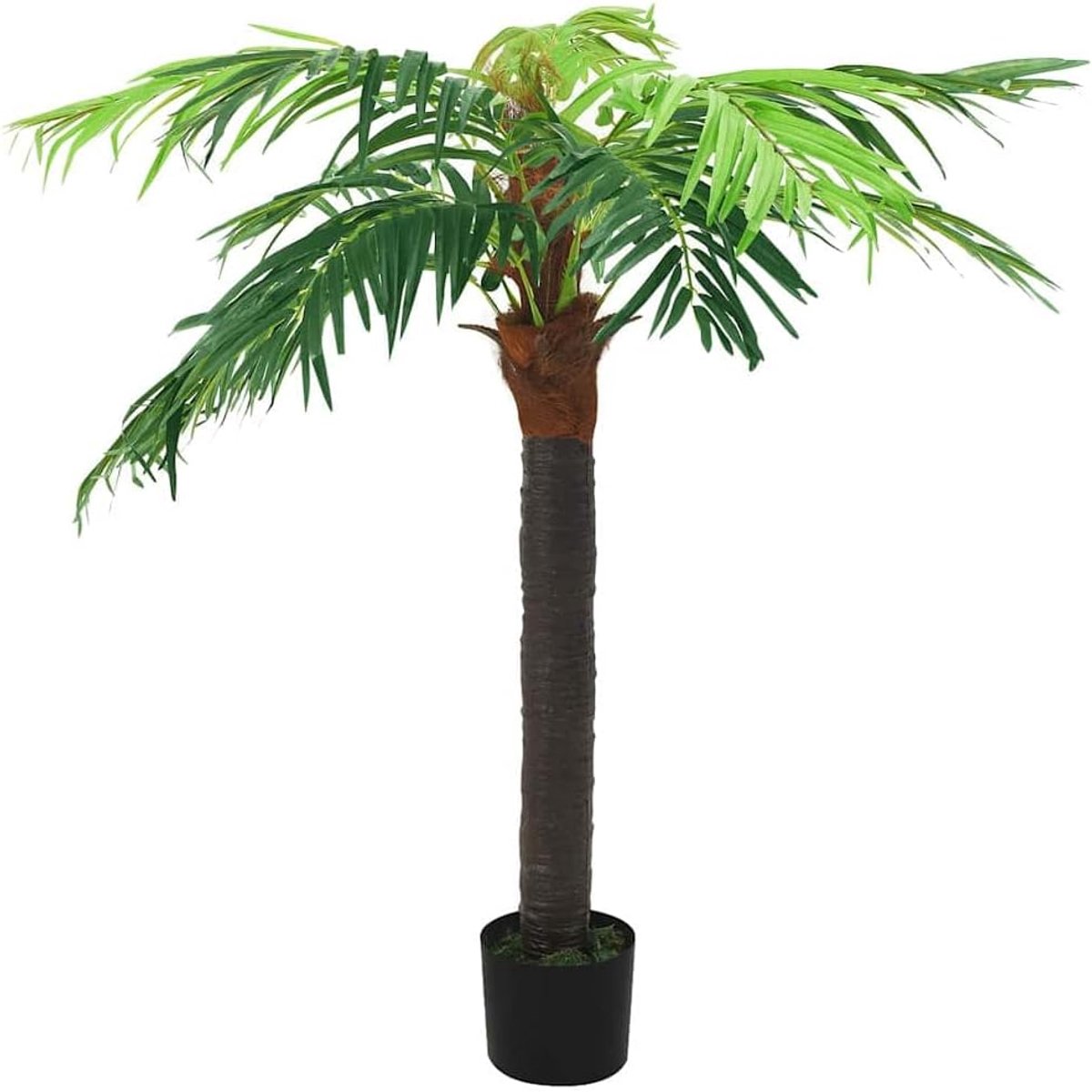 Kunstmatige fenix-palm, 180-190 cm, kunstplant in pot, groen