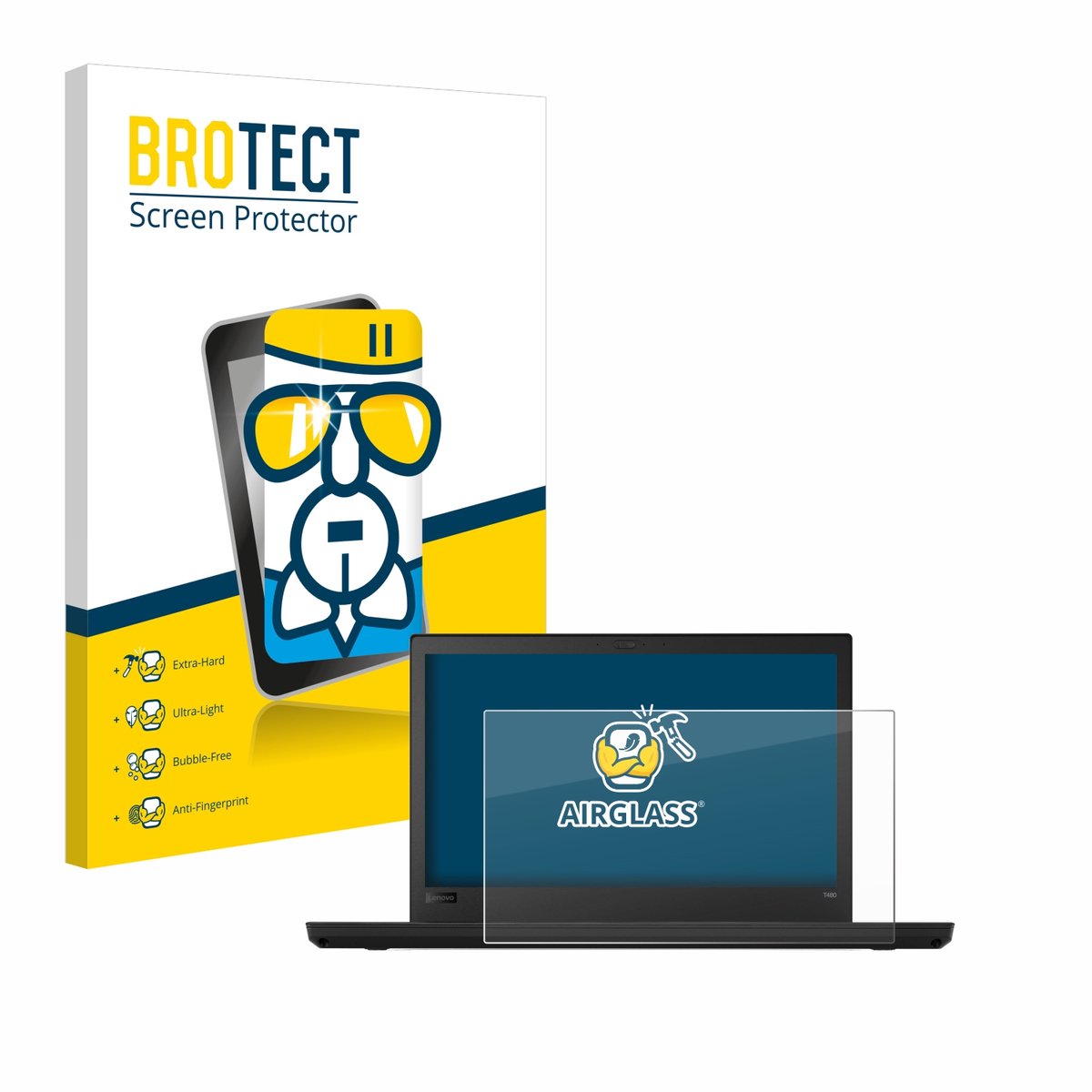 Screenprotector voor Lenovo ThinkPad T480 Beschermglas transparant