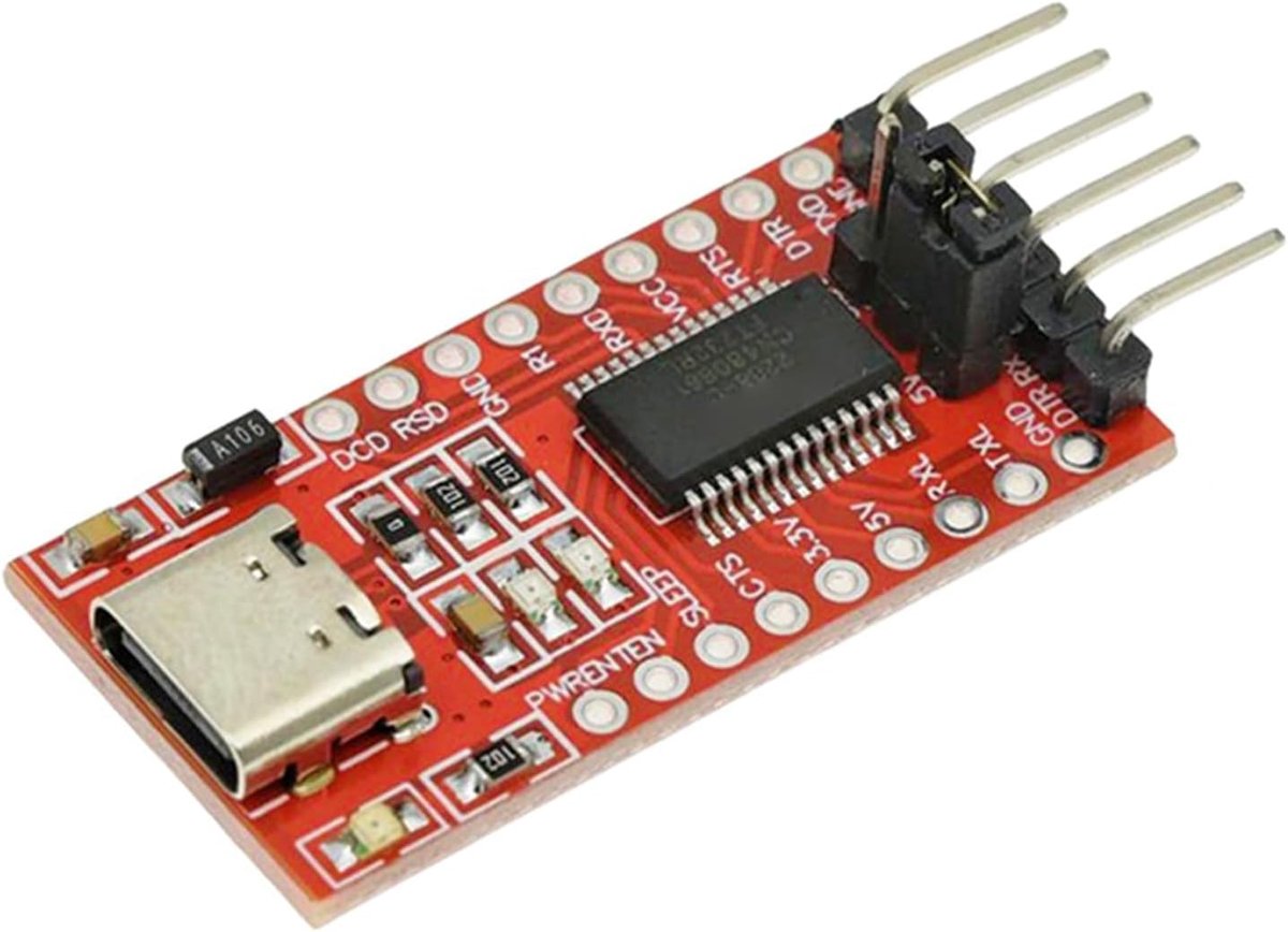 Adapter Module 3.3V 5.5V FT232R Chip USB Adapter Board LED USB Module
