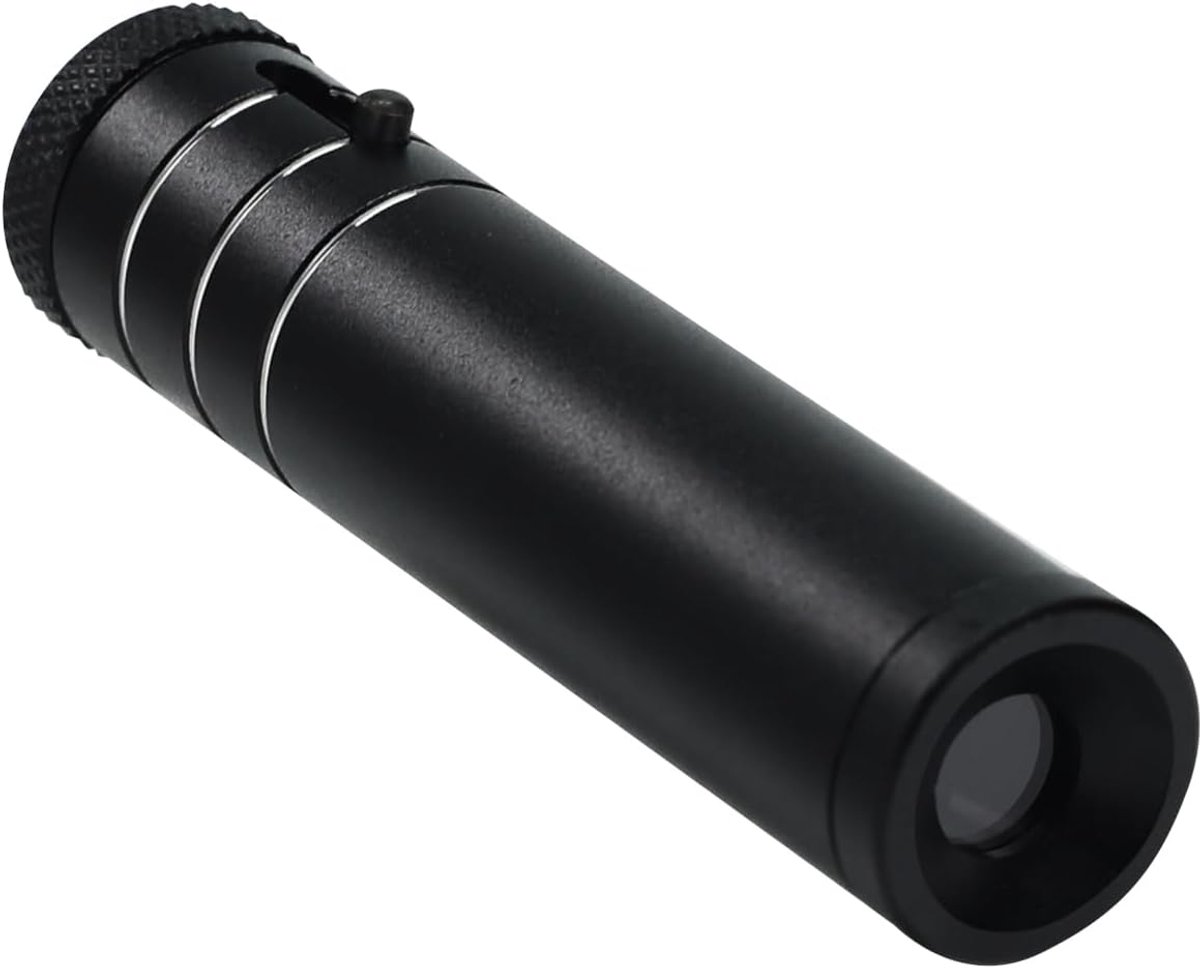 Spectroscoop 10mm Prisma Gem Spectroscoop met Instelbare Focus Geologie Spectrometer Geologische Testapparatuur Aluminium Behuizing voor Geologische Testen, Antiek en Edelsteen