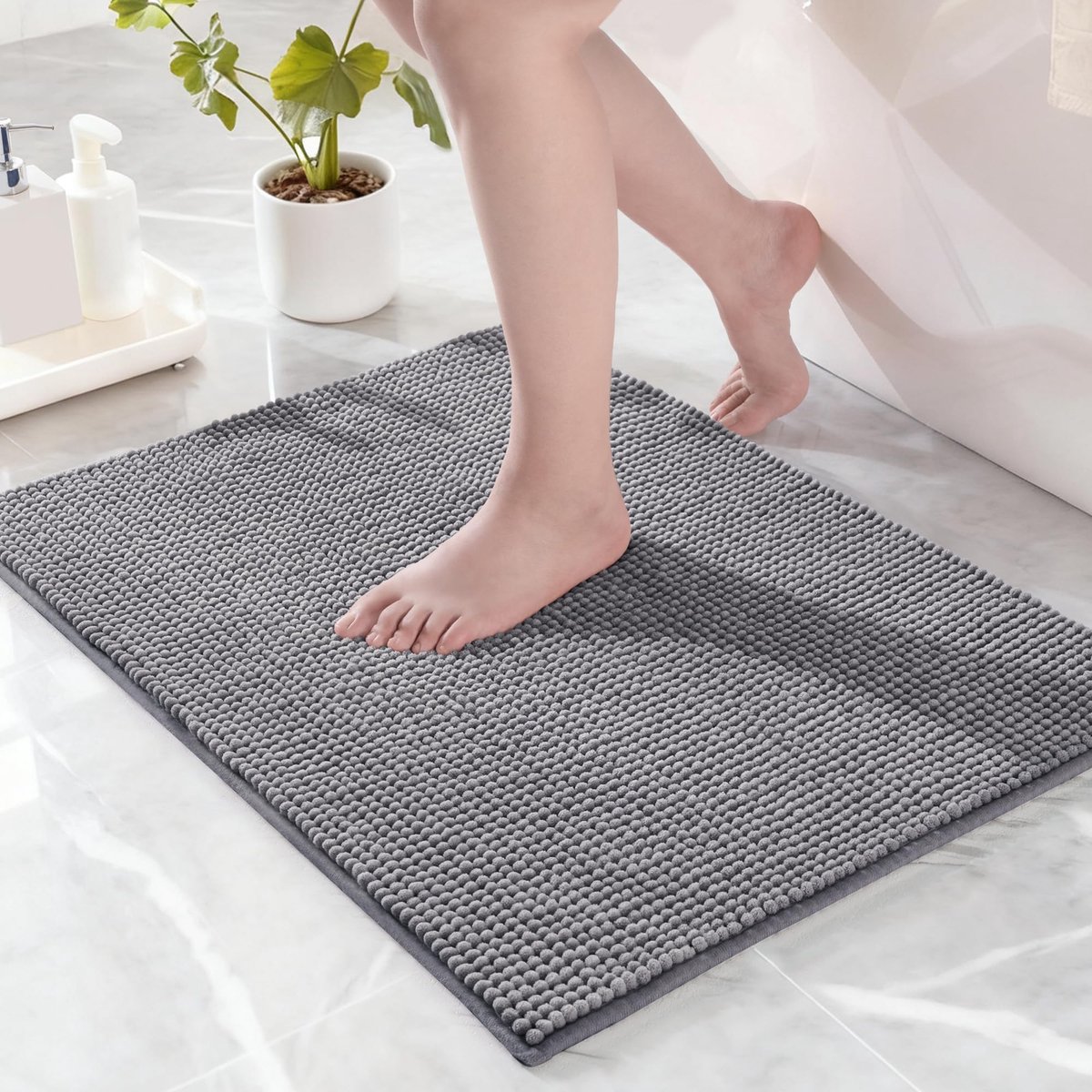 Chenille Badmat - Voor de badkamer - 40x60 cm