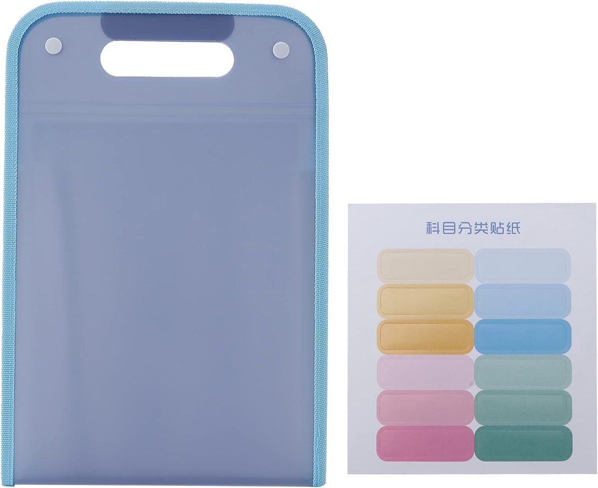 Uitbreidbare Bestandenmap met 13 Compartimenten - Ruime Organizer voor Documenten, Kantoor, School en Thuisopslag