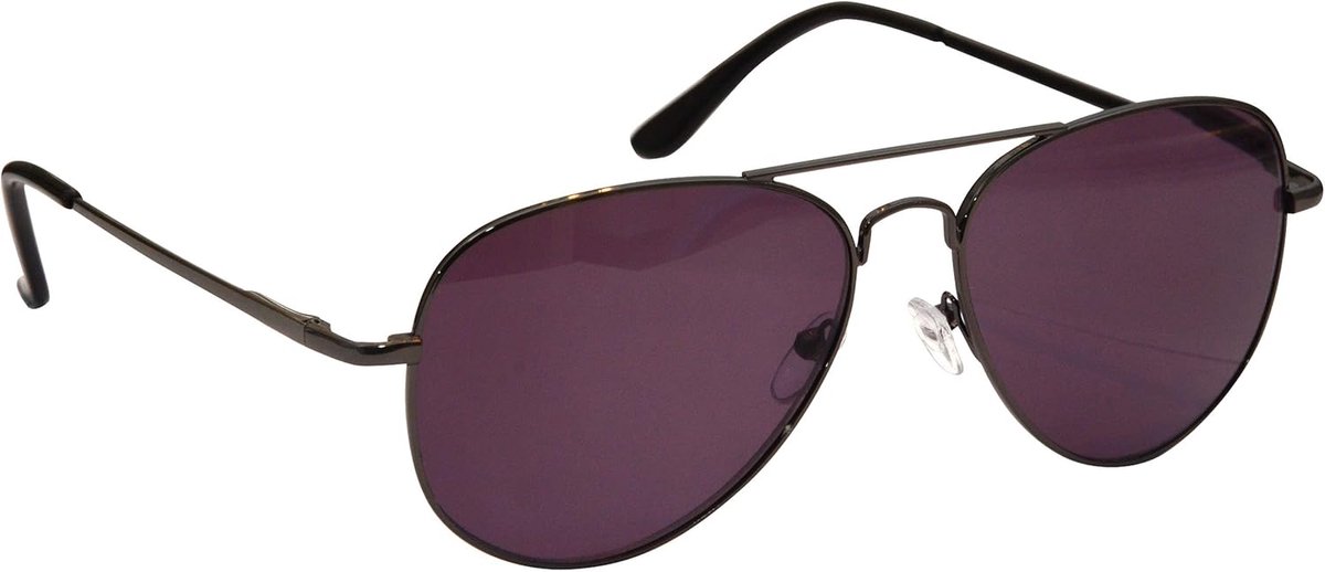 Gun Metaal Grijs Zon Lezers Metaalen Frame UV400 Mannen Vrouwen S8-7 +3,50