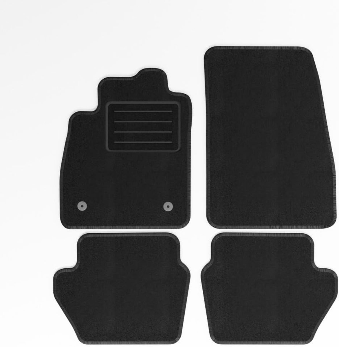 Naaldvilt automatten passend voor Ford Fiesta 2017-> | Antislip | Met versterking | 4-delig | Automatten | Mattenset