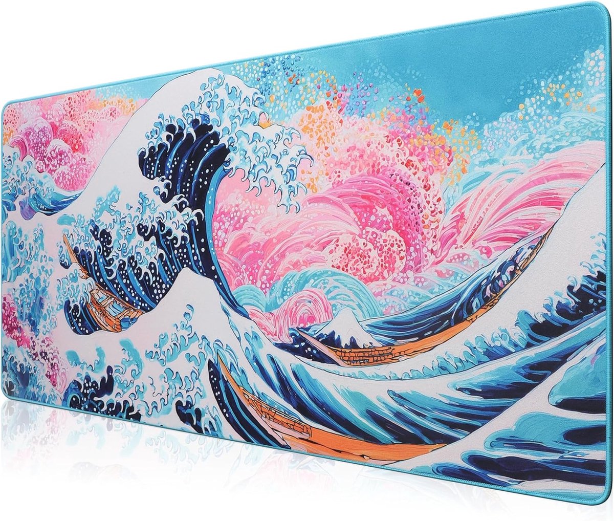 890 x 400 x 4 mm XXL muismat tafelonderlegger grote maat verbeterde precisie en snelheid (89x40 Langhua)