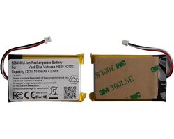 523450P accu voor COR-sair Void, Void Pro, Void Pro RGB, HS80, Void Pro RGB SE, Virtuoso RGB, Void Elite, H2000 H2100 draadloze headset batterijvervanging, CA-9011127-NA, CA-9011136-AP