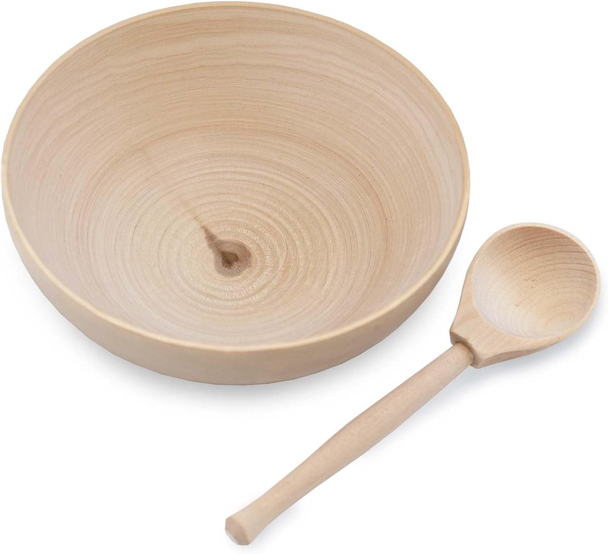 Montessori Houten set voor het sorteren van kom en lepel, speelgoed jaar, sensorisch spel, spel voor tellen en sorteren, kleuren leren — 12 stuks