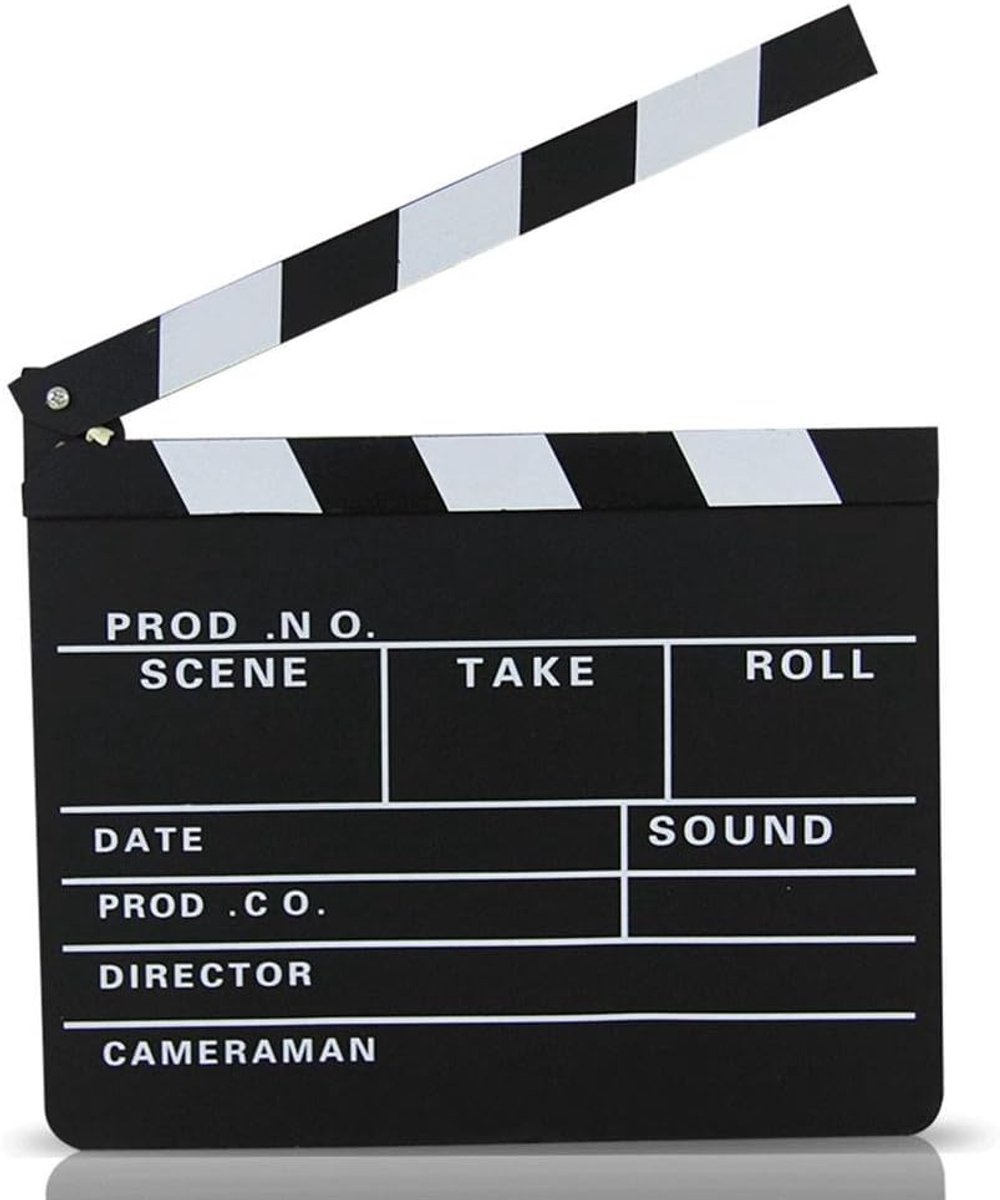 Filmklep/regisseklep van hout