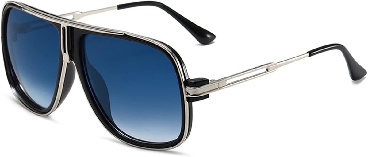 Zonnebrillen Heren Dames Metalen Oversized glazen Miljoenenaar Bril