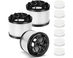 Filters voor Levoit LVAC 200 accustofzuiger, met 6 schuim en 6 vilten vervangingsfilters voor Levoit LVAC 200, 99,9 procent filtervermogen geschikt voor mensen met een allergie