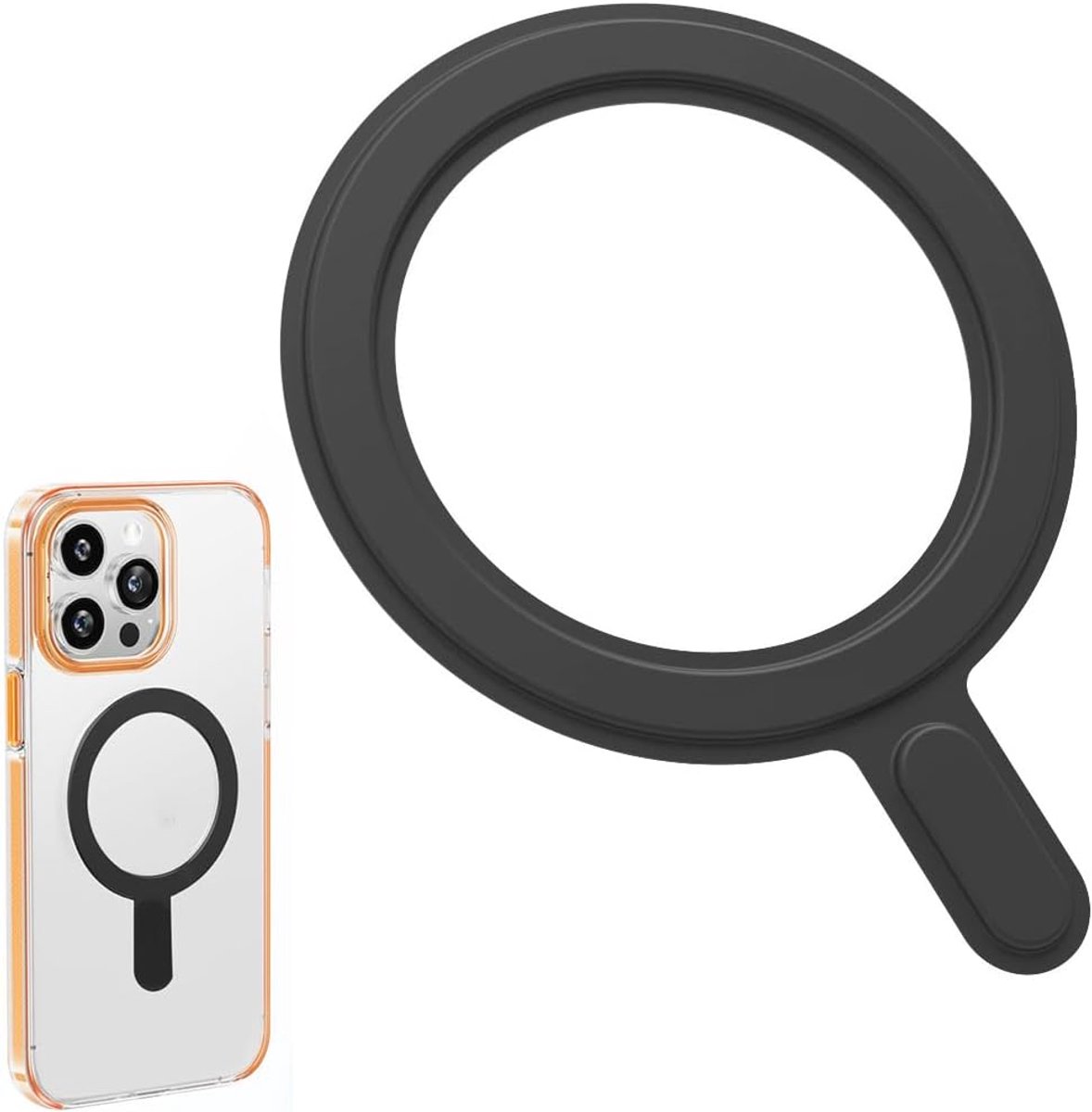 Magneetring voor MagSafe – compatibel met draadloze opladers voor alle smartphones