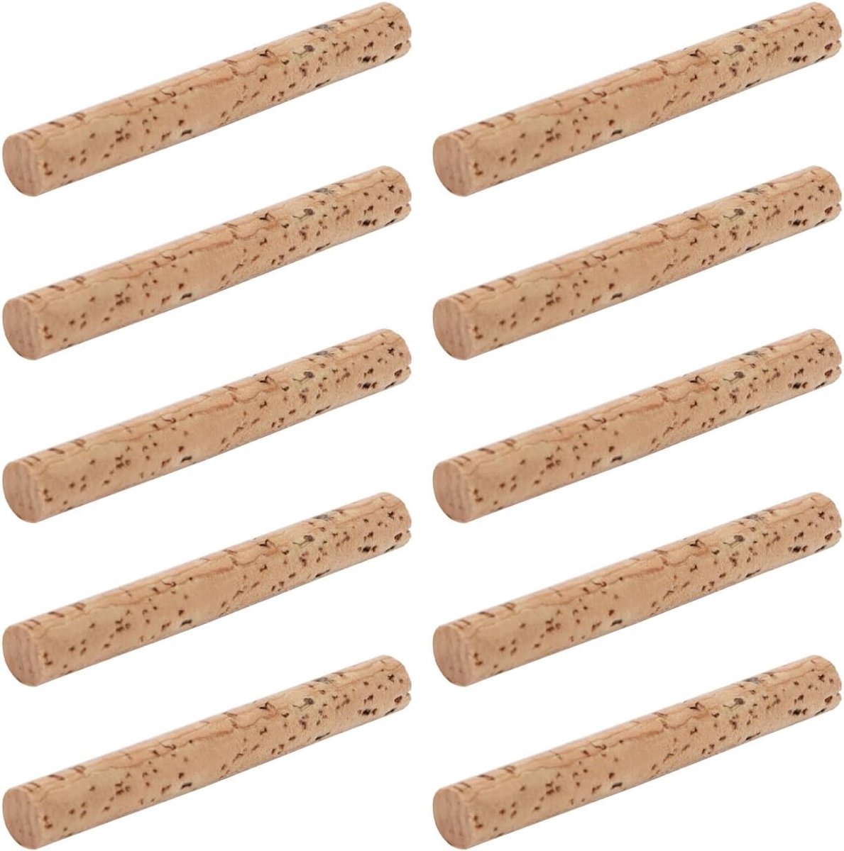 10-pack Easy Floating Oak Fishing Kurken – 6 mm accessoires voor het vissen op meren en rivieren