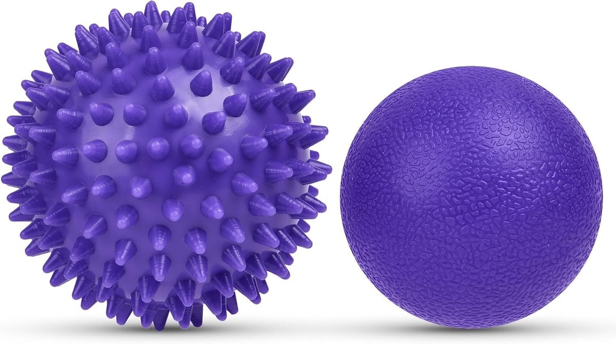 Set van 2 Kleine Harde Viltballen voor Diepe Weefselmassage, Spierontspanning en Pijnverlichting