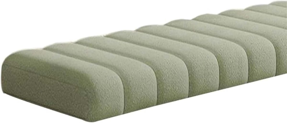 Generisch Bankauflage Bankkissen 120x40 100x40 80x40 160x40 40x40 4.5cm Dick Sitzkissen Bank Indoor Outdoor Abnehmbarem rutschfeste Sitzauflage Bank Fensterbank Gartenmöbel,Matcha,40x200cm