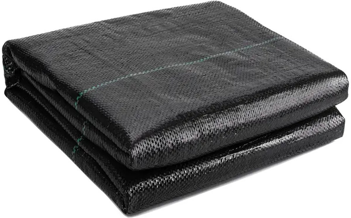 Onkruidbestrijdingsdoek - onkruidbestrijdingsdoek voor de tuin - onkruidbestrijdingsdoek voor de boomgaard - onkruidbestrijdingsmat - zwart - 1 meter × 5 meter - 1 stuk.