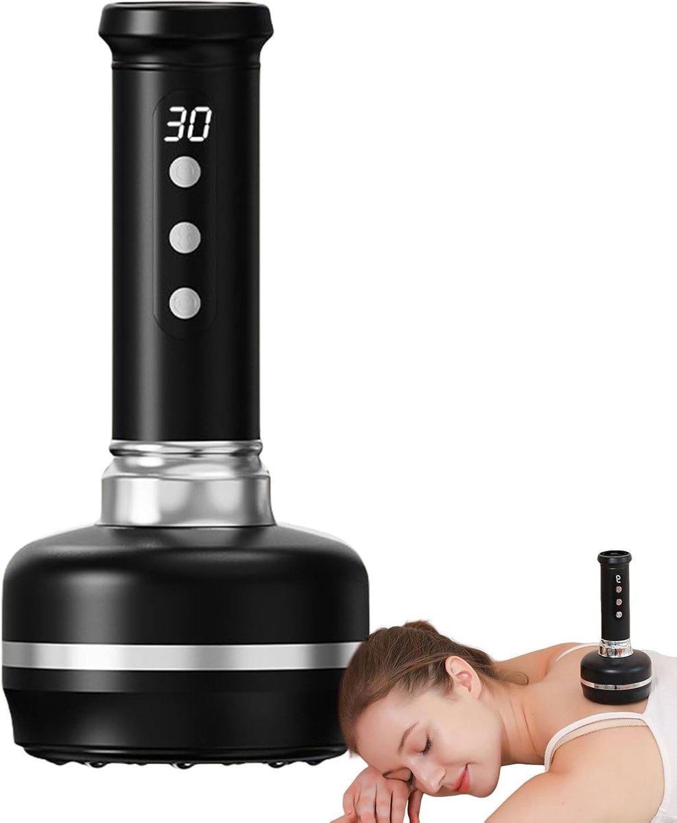 Elektrische Cellulitis Massager - Ajusteerbaar Elektrisch Cupping Set Voor Massage | Handzaam Trillend Lichaamsculptuur Apparaat Voor Benen Buik & Heupen