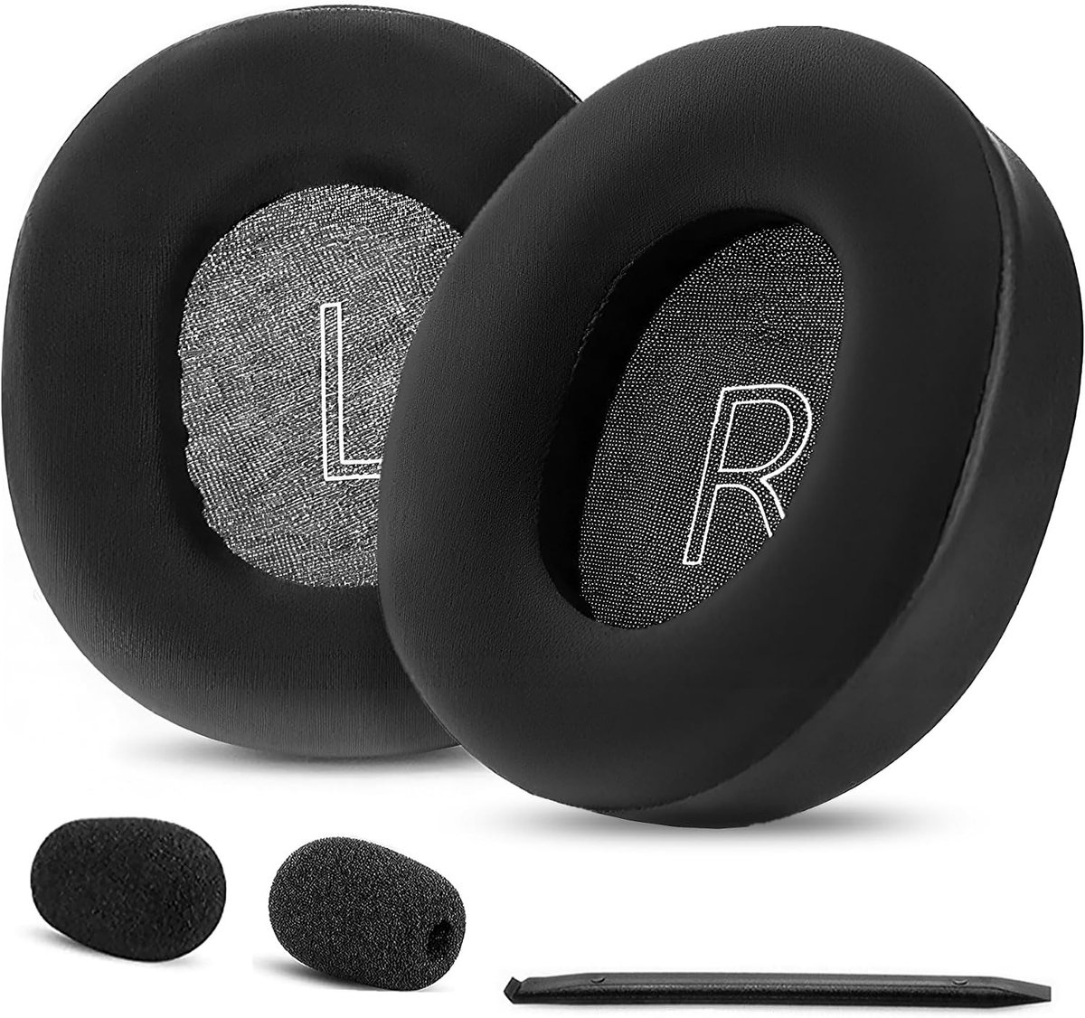 Vervangende Oorkussens van Koelgel voor Draadloze Headset - Ademend IJszijde Stof voor Xbox Series X|S en Xbox One - Zwart