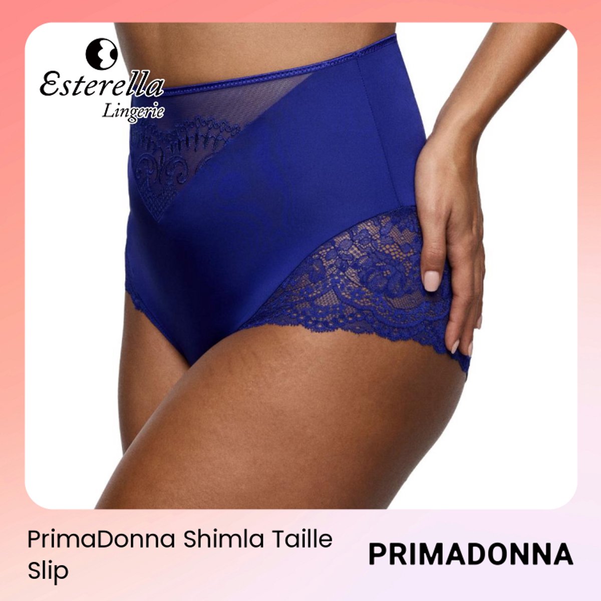 PrimaDonna Shimla Speciale Hoge Slip 0563583 Crazy Blue - maat 44