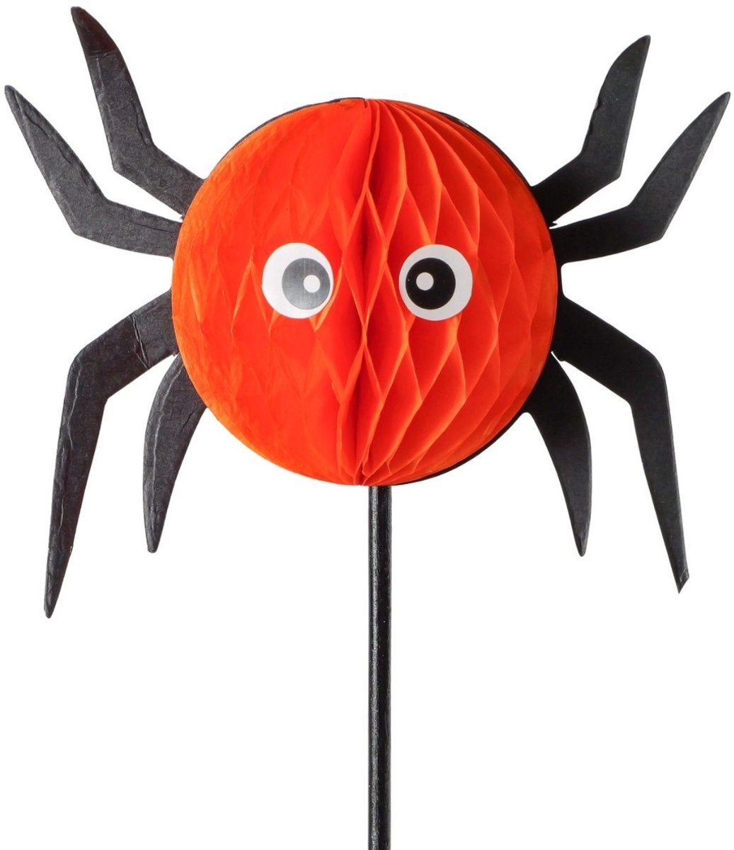 Boltze plantenprikker Websy spin oranje 27 cm papier