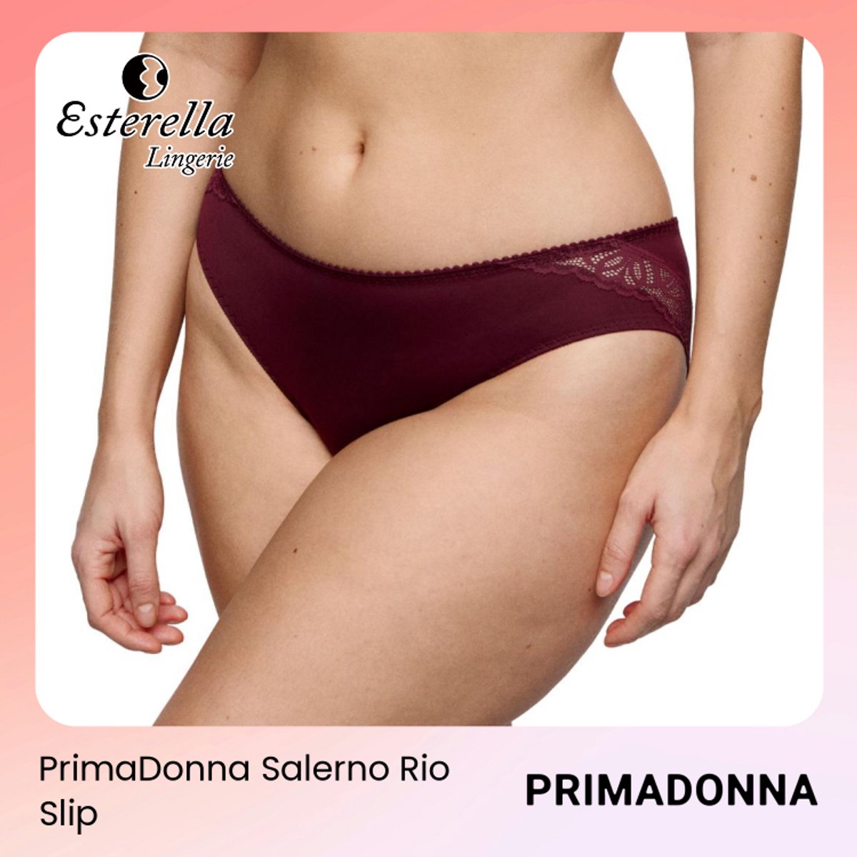 PrimaDonna Salerno Rio Slip 0563530 Evening red - maat 46