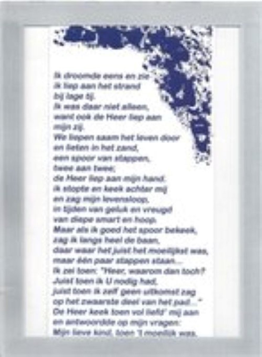 Gedicht Ik droomde eens in Passepartout