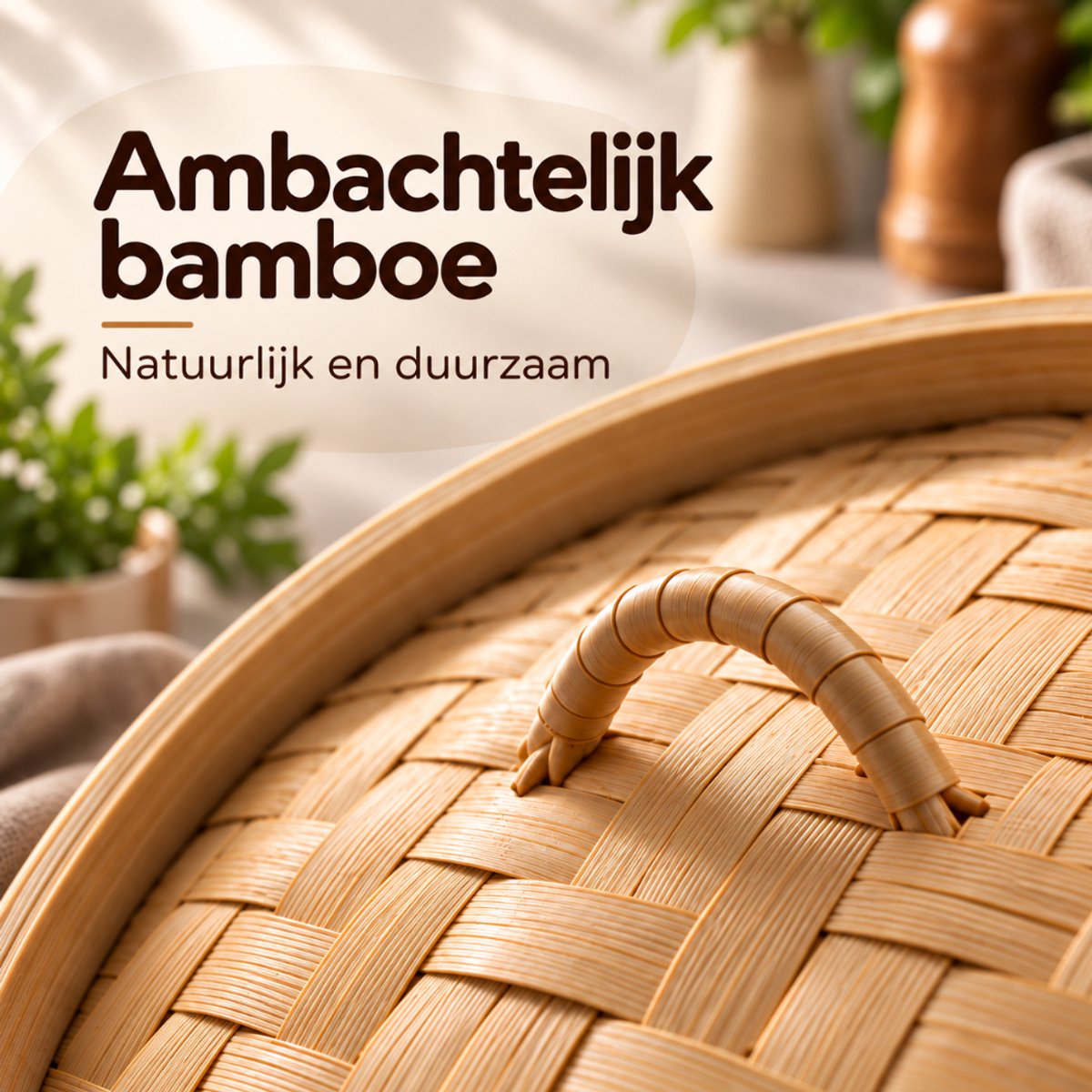 Tomec® Stoommand Bamboe 3-delig – Stoommandje en Stomer voor Dumplings, Dim Sum, Rijst en Groente — cadeau in Kookcadeaus - foto 5