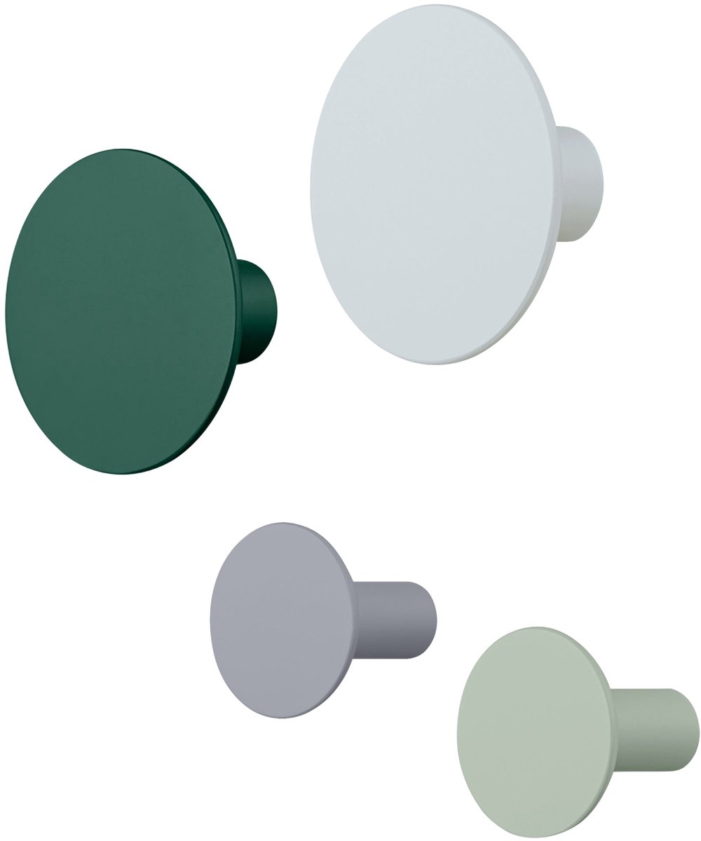 Ponto Wandhaken Rain Forest | Groen / Lichtgrijs | Polystone