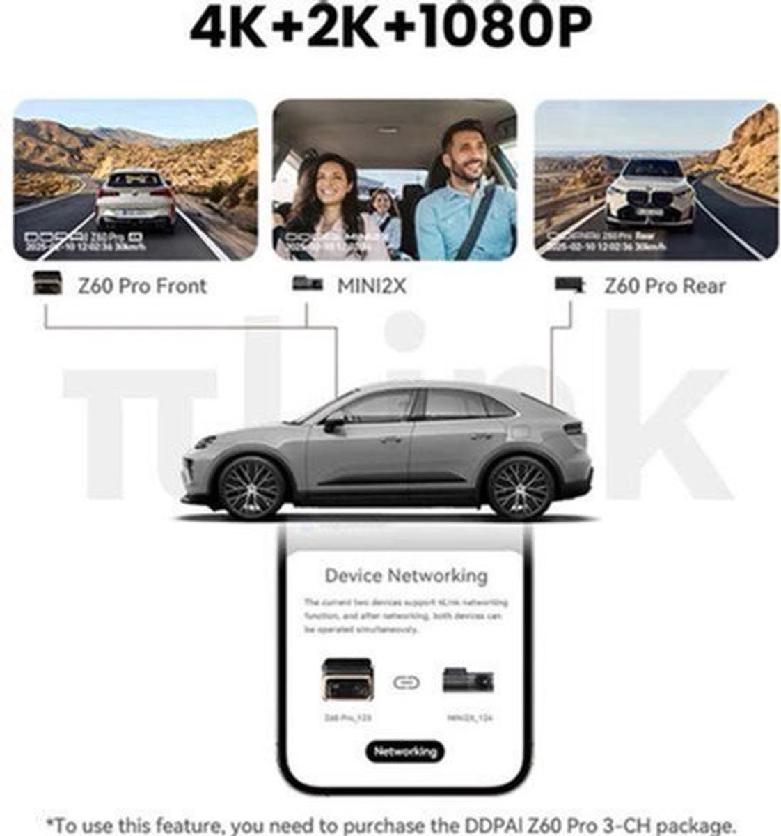 4K Dashcam – Autocamera – Rijcamera – Beveiligingscamera – DVR – Sony STARVIS Sensor – 5GHz WiFi Verbinding