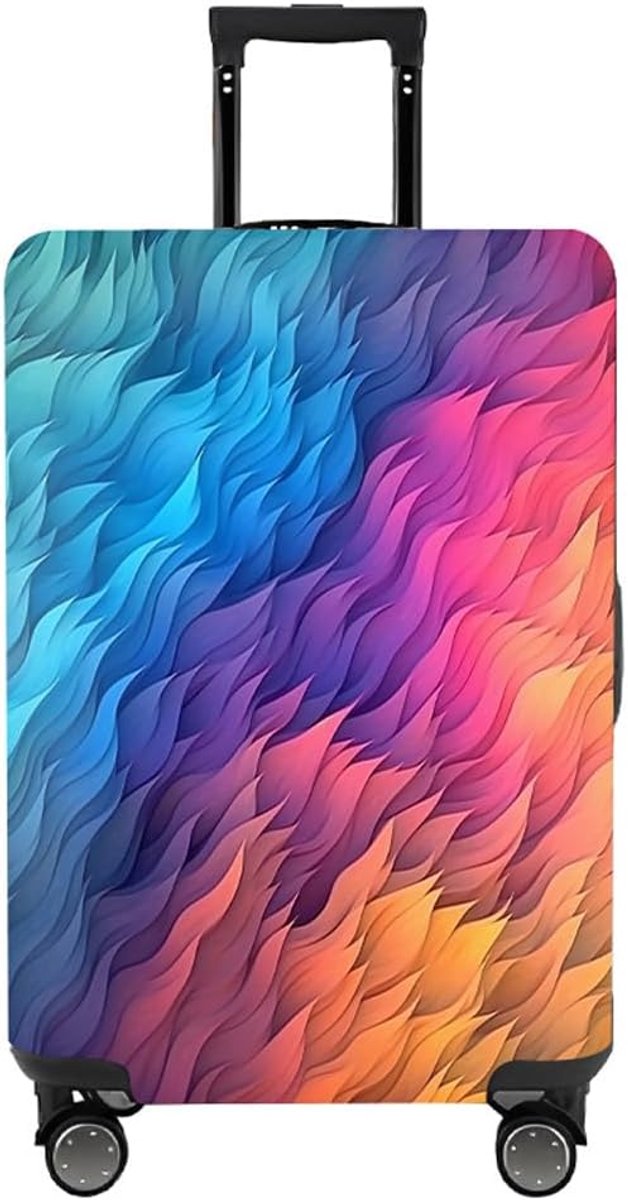 Kofferdeksel Dikker Bagage Cover Voor Kofferkast van Toepassing op 18 ''-32 '' Koffer, Koffer Beschermende Suitcase Luggage Cover (Flame, M)