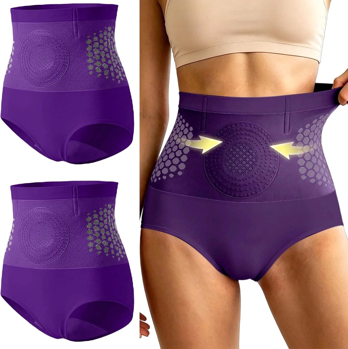 Shapewear slip met hoge taille, buikcontrole en slank effect