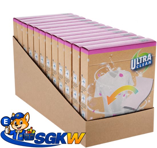 Ultra Clean - Wasverzachter Vellen - 11x9 cm - Lavendelgeur - 10 stuks
