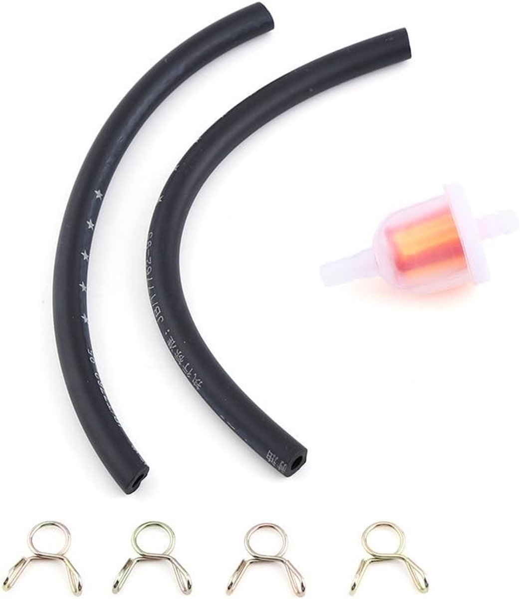 Universele Set van 1 x Benzine Motorolie Filter met Slangklem voor Betrouwbare Prestaties